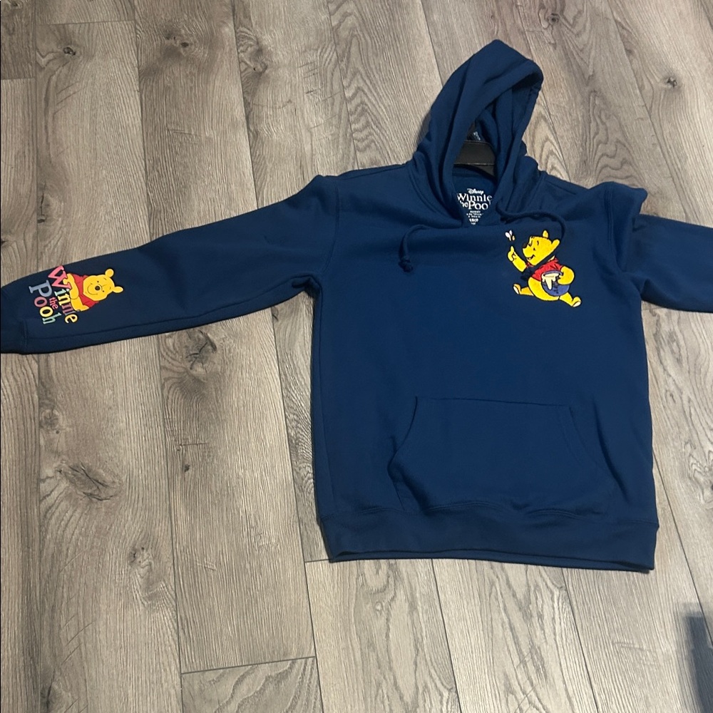 Disney Navy Winnie the Pooh Men's Hoodie